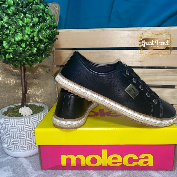 Women Espadrilles Black Casual Sneakers - Picture 6 of 7